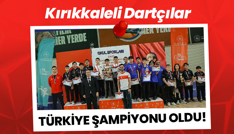 Kırıkkaleli Dartçılar Türkiye Şampiyonu Oldu